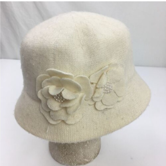 NWT Cream Wool Bucket Hat Croft & Barrow - Picture 1 of 6